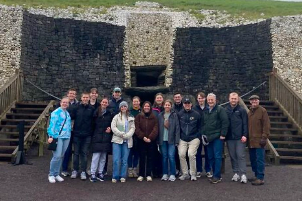 Students and staff in Belfast