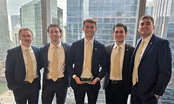 Eisenberg 2025: From left to right: Jason Yang, Arjav Seshachalam, Nikhil Irukulla, and Anaey Naik