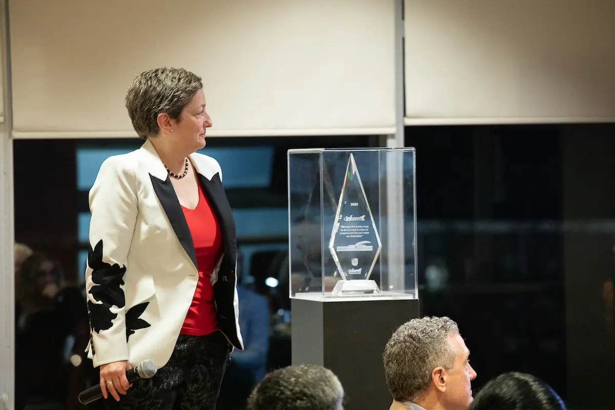 A candid shot from the 2023 Data4Good conference