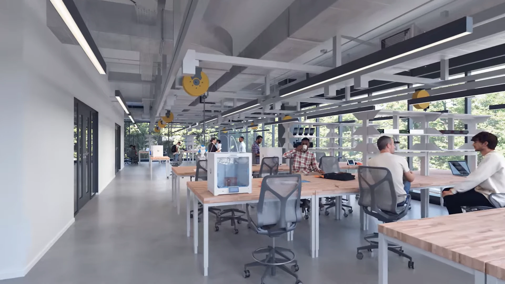 View of innovation lab