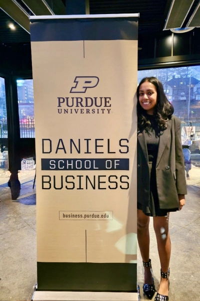 Malaika at alumni toast event