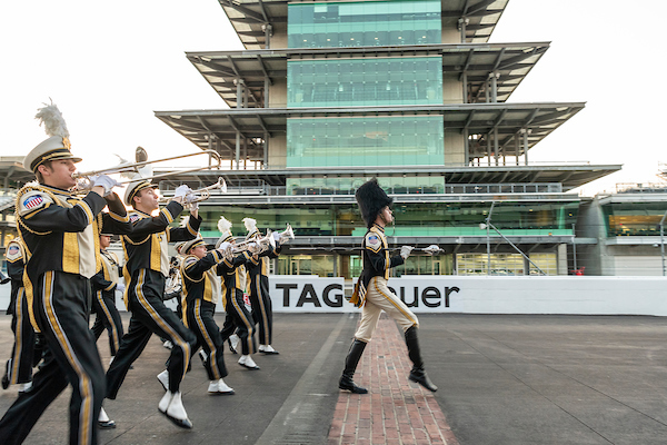 Purdue Marching Band at the Indianapolis 500