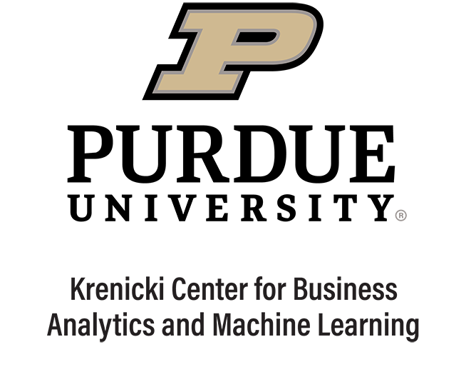 Purdue University Krenicki Center for Business Analytics and Machine Learning
