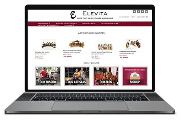 Original design of the website