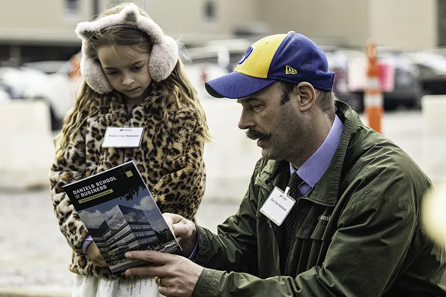 Professor Ben Van Kammen and daughter Robin