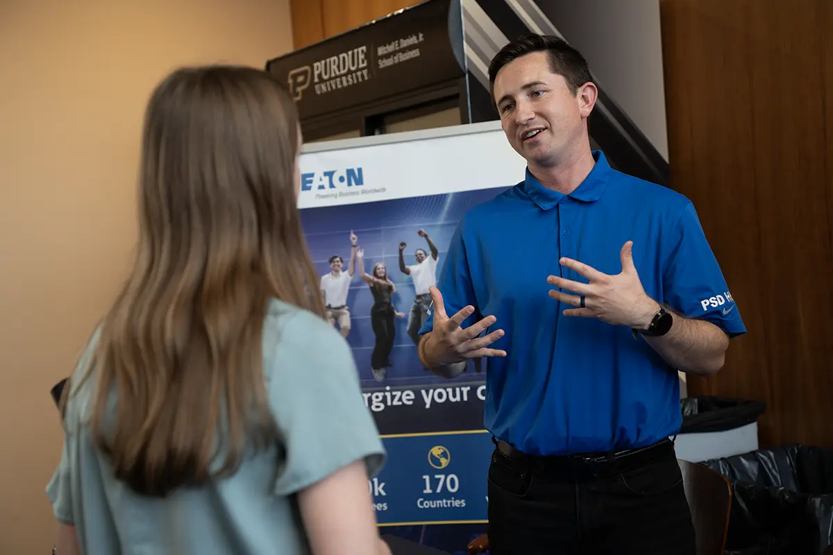 The 2025 SHRM Career Connect event brought dynamic companies to campus, including Eaton, Wabash, and Anheuser-Busch.