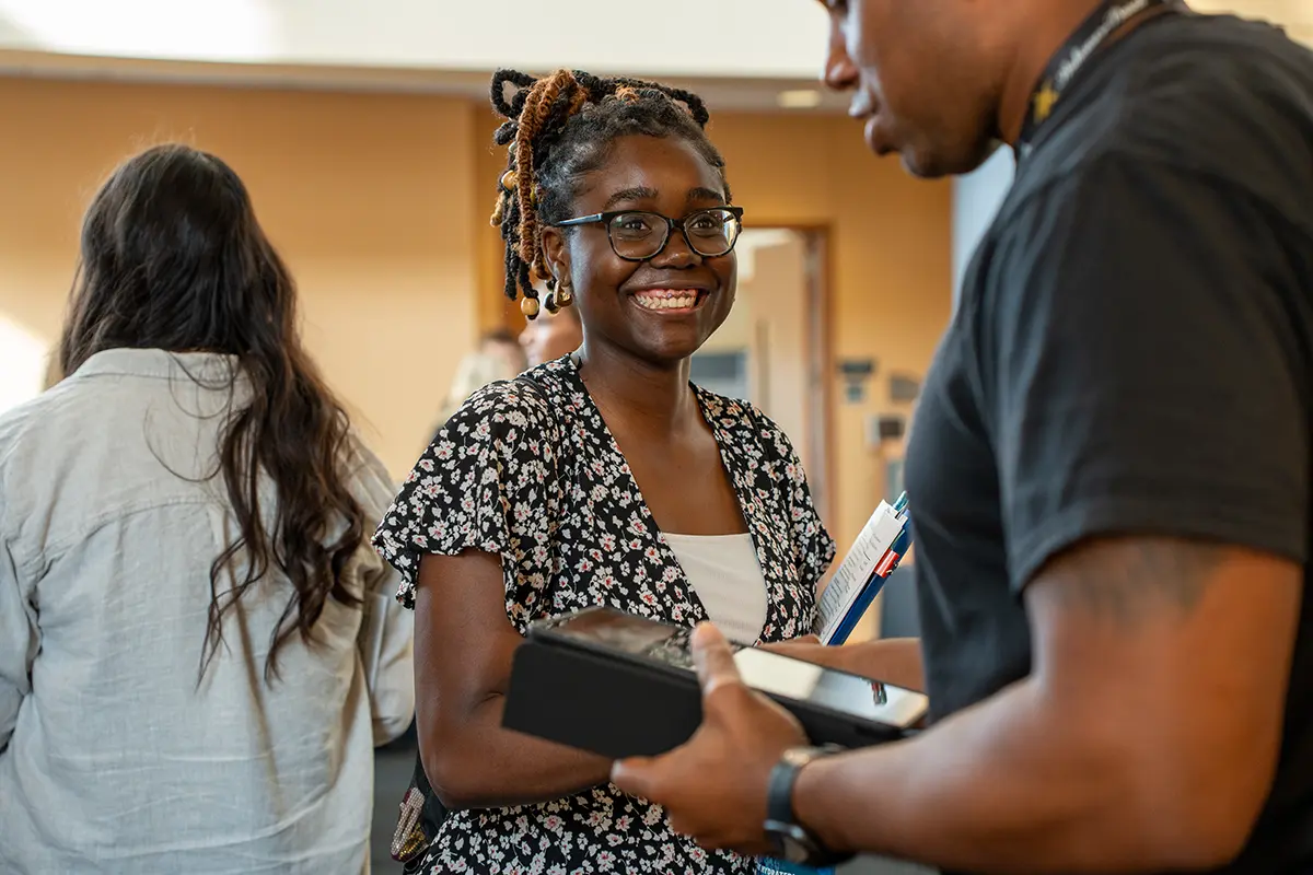 Daniels School students benefit from attending Purdue SHRM Career Connect events, co-organized by the school’s Business Career Services team. 