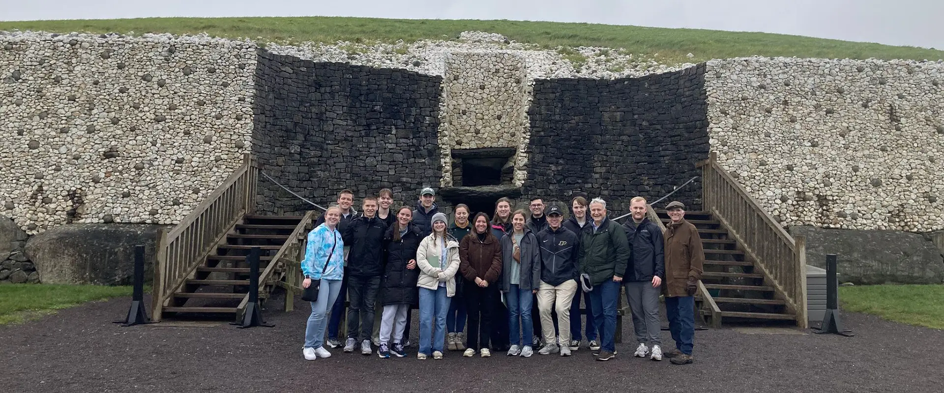 Students on trip to Belfast in Northern Ireland