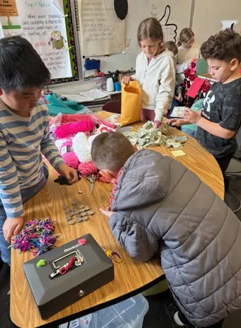 CBE Showcase student presenting poster