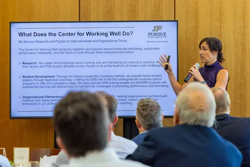 Allie Gabriel details the work of the Center for Working Well