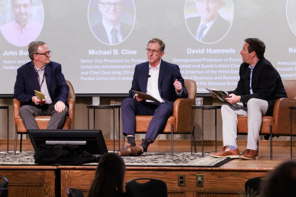 David Hummels in conversation with Kevin Mumford and Steve Schultz